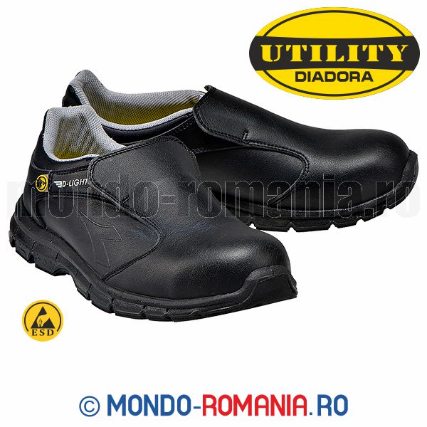 Pantofi negri de protectie - Diadora RUN II EVO albi S2 ESD